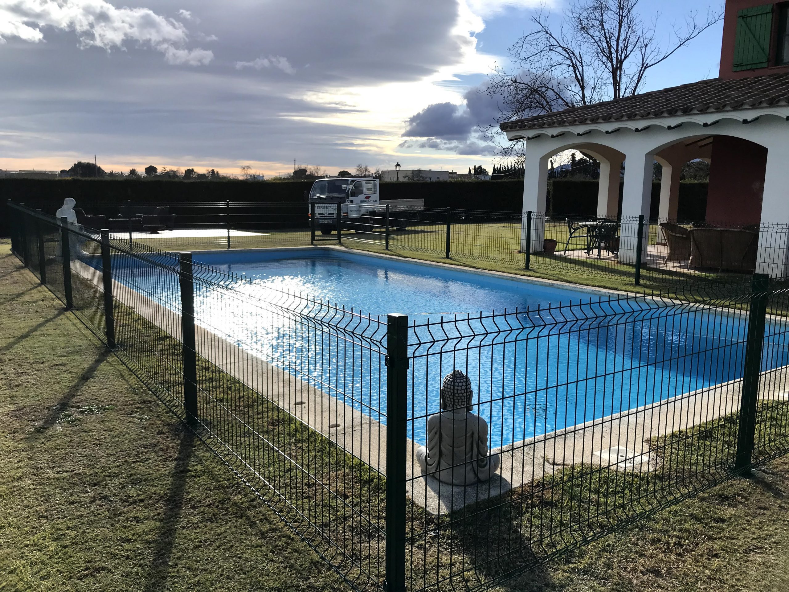 panel malla plegada de 1mt para piscinas 3